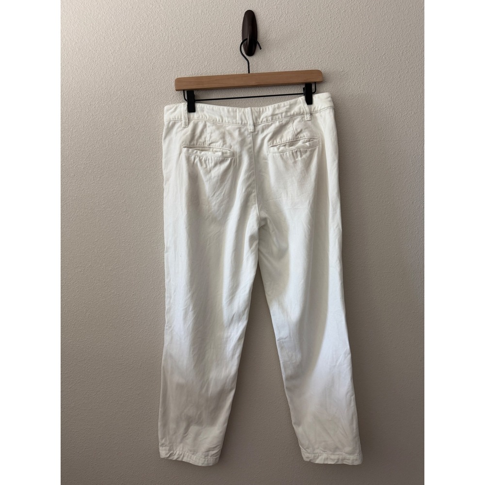 ANTHROPOLOGIE Womens Pants Pleated High Rise Barrel Boho Light Academia Size‎ 29 - Picture 3 of 10